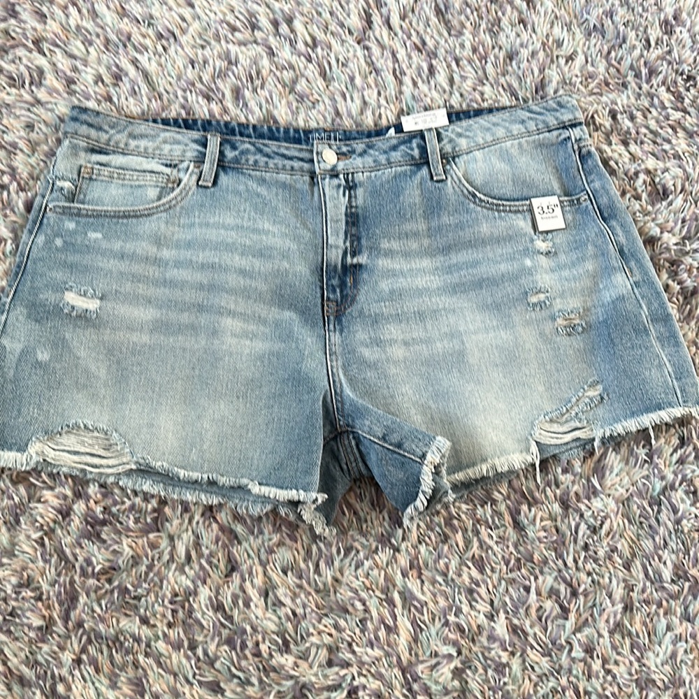 Time and Tru Women's High Rise Denim Shorts Size 20 - Picture 4 of 10